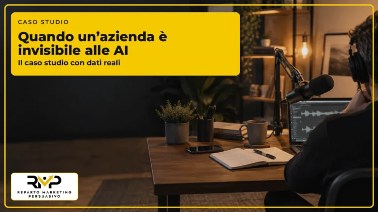 Caso studio RMP sulla visibilità di un’azienda nelle risposte di ChatGPT e delle altre AI