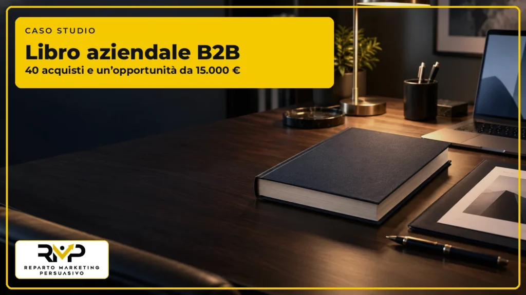 Caso studio RMP su un libro aziendale B2B con 40 acquisti e un’opportunità da 15.000 euro